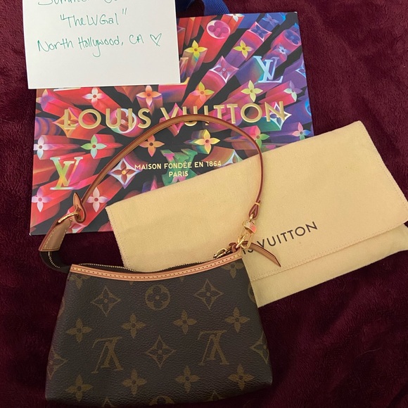 SOLD AUTHENTIC LOUIS VUITTON MINI POCHETTE DEL - Picture 7 of 8